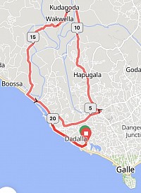 Cycle around Galle